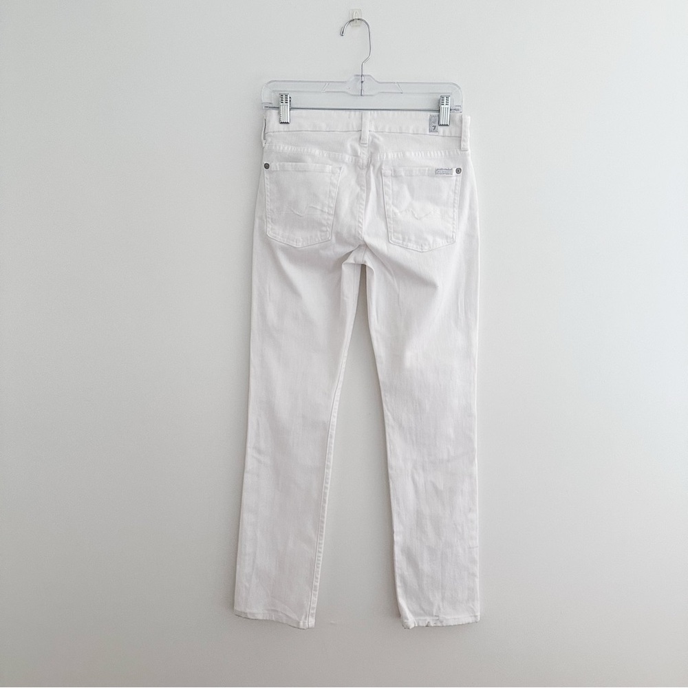 7 For All Mankind White Jeans - Picture 6 of 9